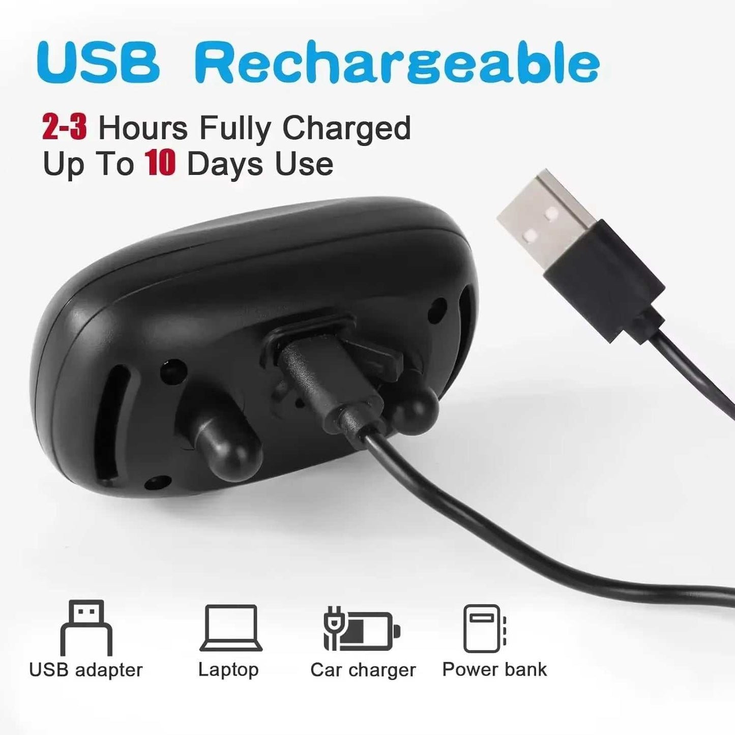 Pet Dog Anti Barking Device USB Rechargeable Ultrasonic Collar pet dog