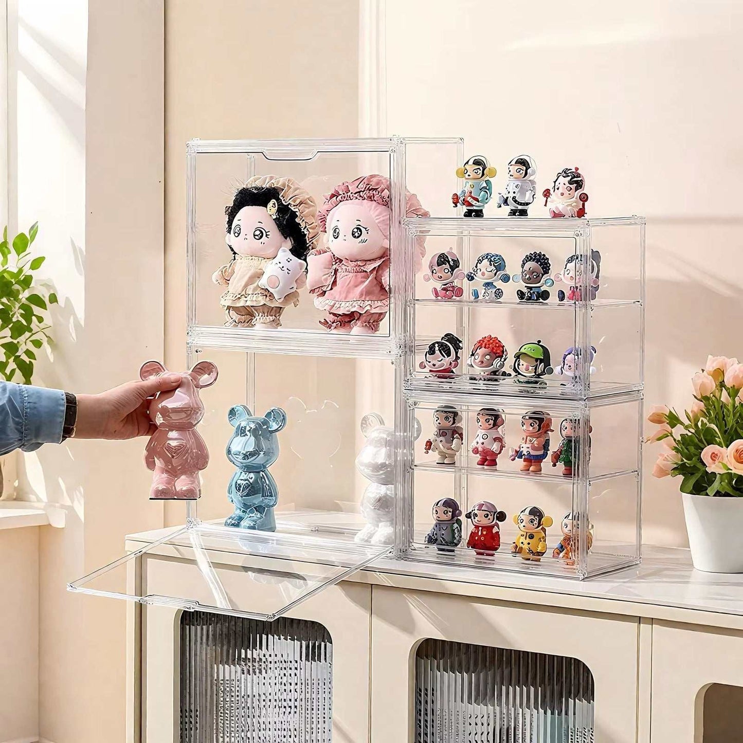 Blind Box Storage Display Case – Transparent Wall-Mounted Organizer...