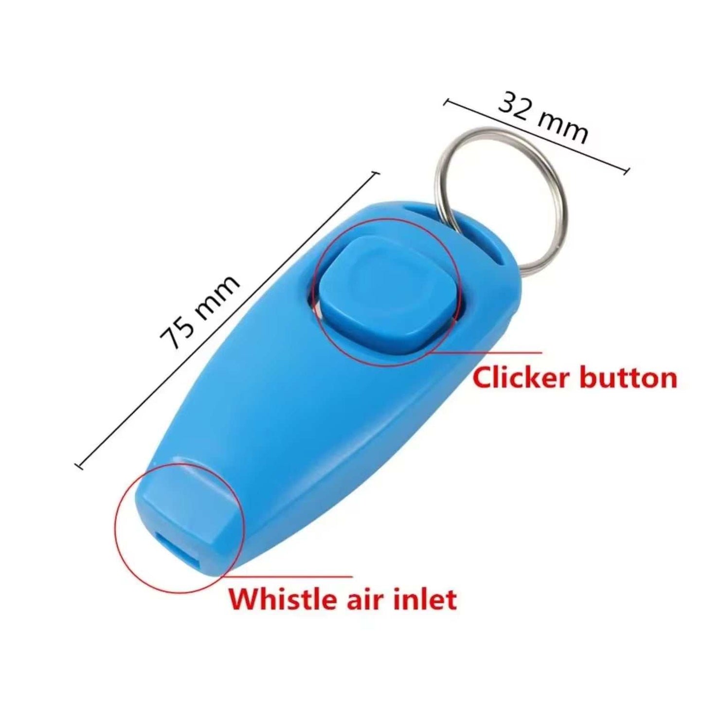 Pet Dog Whistle and Clicker – 2-in-1 Training Aid for Puppies Pet Dog.