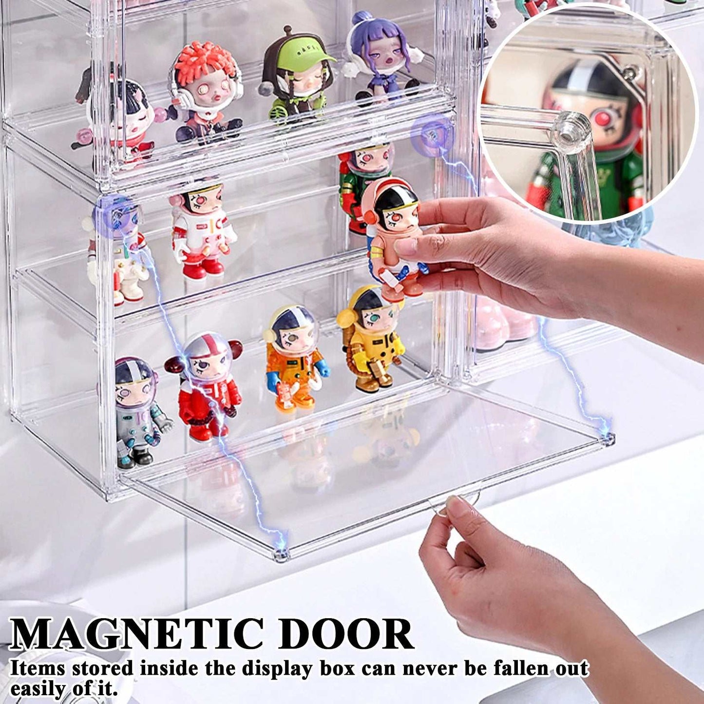 Blind Box Storage Display Case – Transparent Wall-Mounted Organizer...