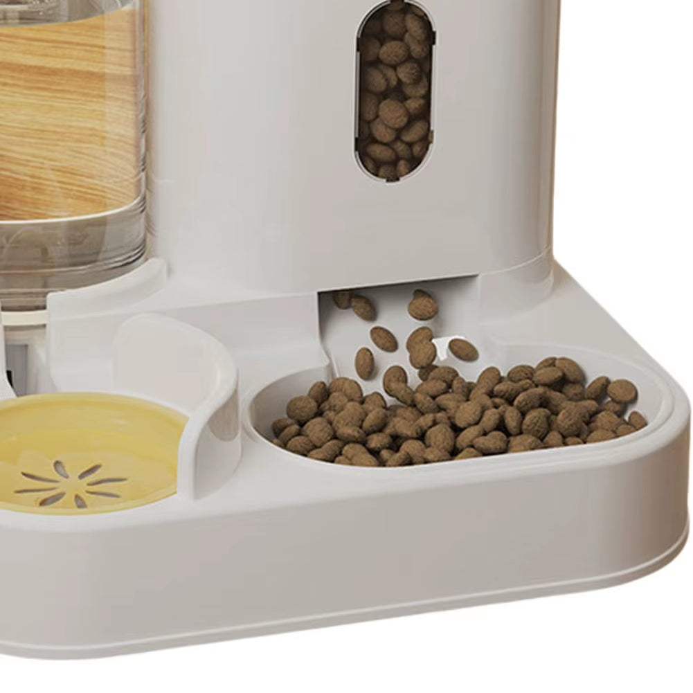 2 in 1 Automatic Pet Feeder – Food & Water Dispenser for Cats & Dogs..