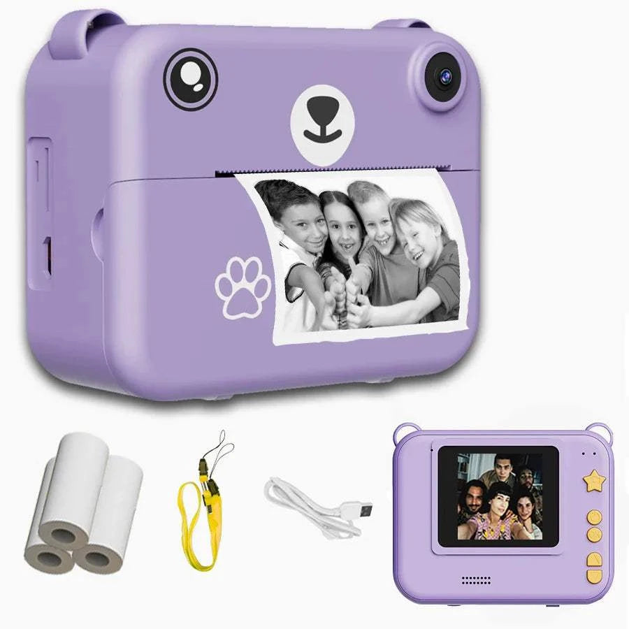 Digital Children Camera – Instant Print 1080P HD Video Toy for Kids...