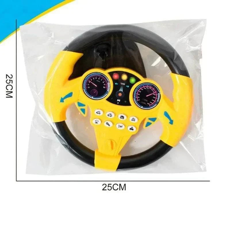 Infant Shining Simulation Steering Wheel – Baby Educational Toy Gift..