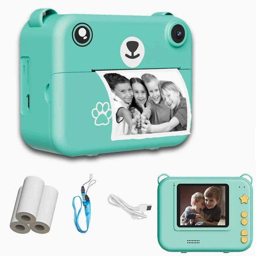 Digital Children Camera – Instant Print 1080P HD Video Toy for Kids...