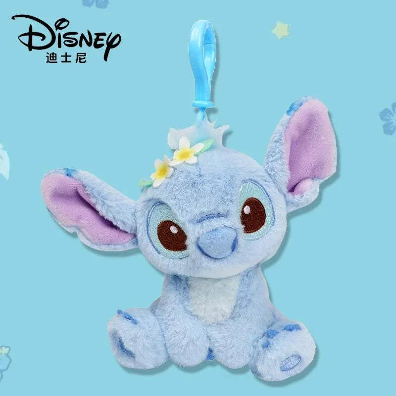 Disney Stitch Doll – Cute Keyring & Soft Cartoon Backpack Pendant Toy.