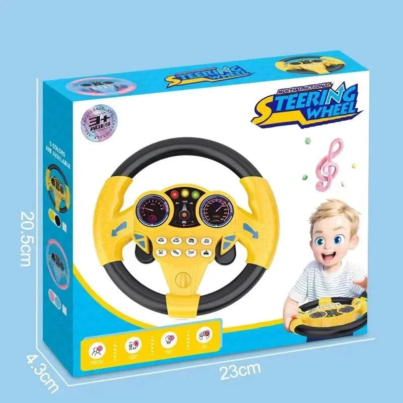 Infant Shining Simulation Steering Wheel – Baby Educational Toy Gift..