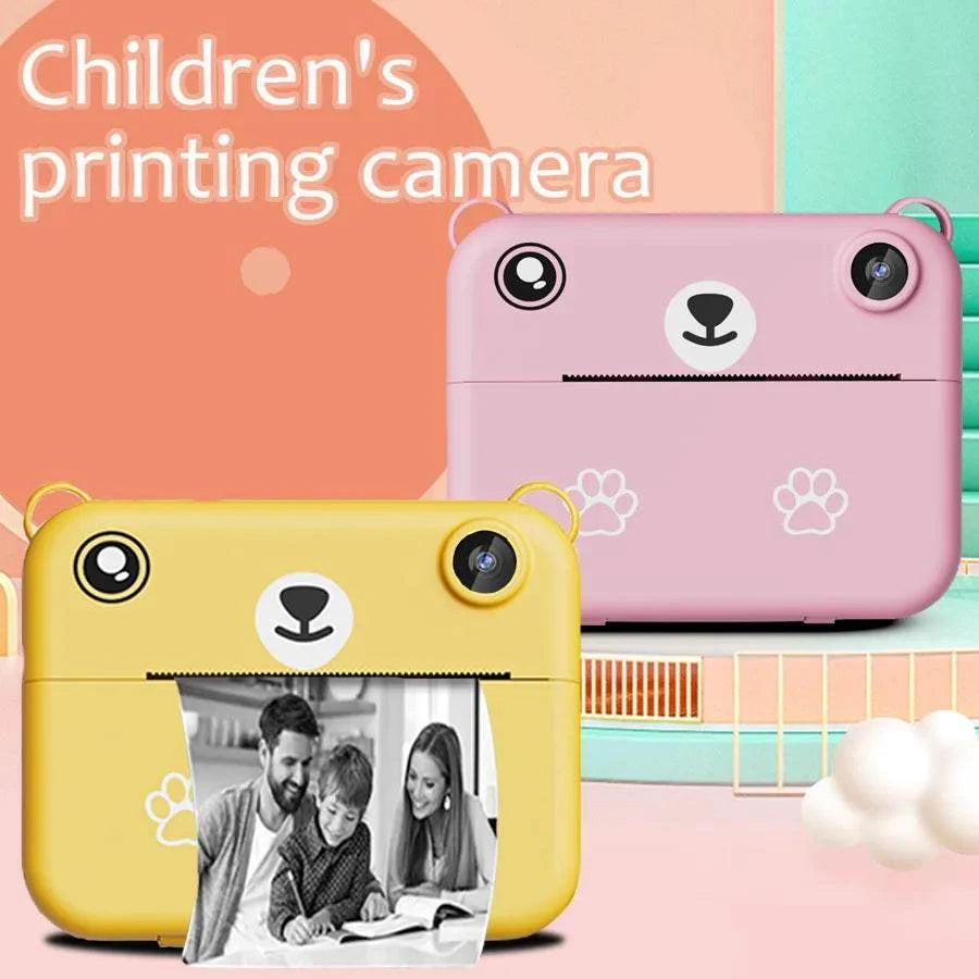 Digital Children Camera – Instant Print 1080P HD Video Toy for Kids...