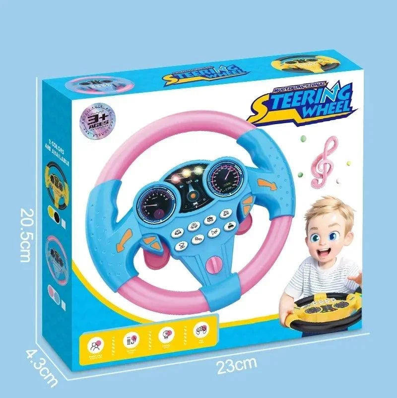 Infant Shining Simulation Steering Wheel – Baby Educational Toy Gift..