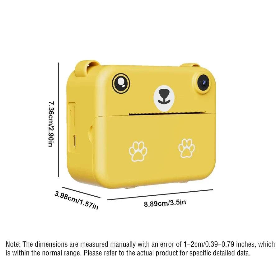 Digital Children Camera – Instant Print 1080P HD Video Toy for Kids...
