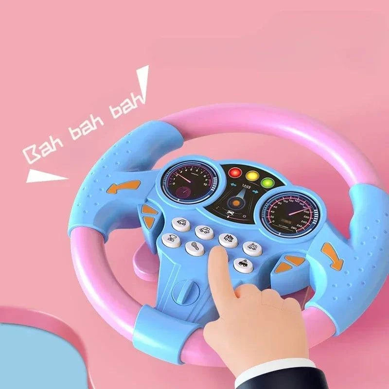 Infant Shining Simulation Steering Wheel – Baby Educational Toy Gift..