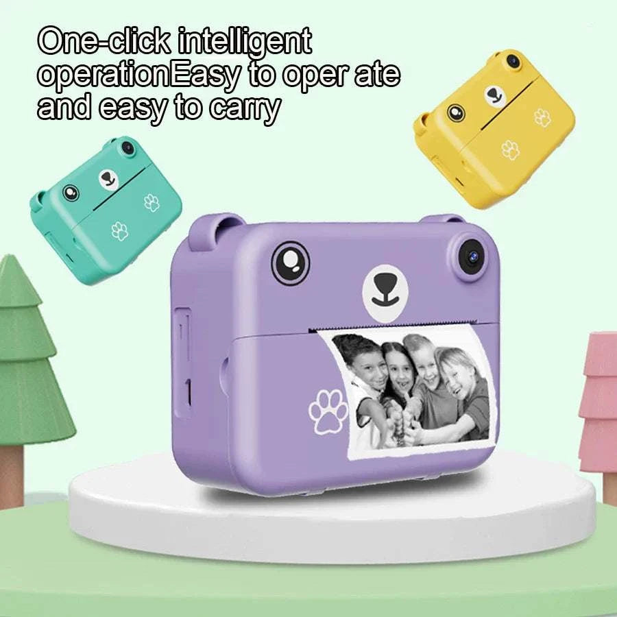 Digital Children Camera – Instant Print 1080P HD Video Toy for Kids...