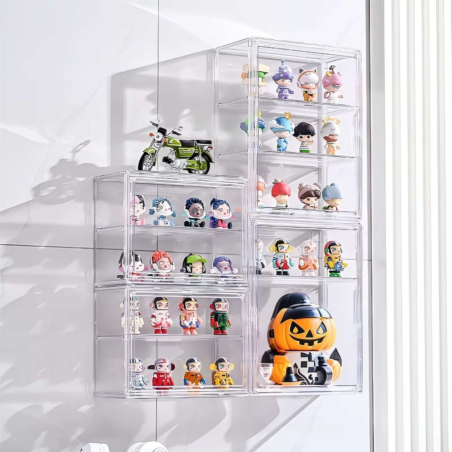 Blind Box Storage Display Case – Transparent Wall-Mounted Organizer...