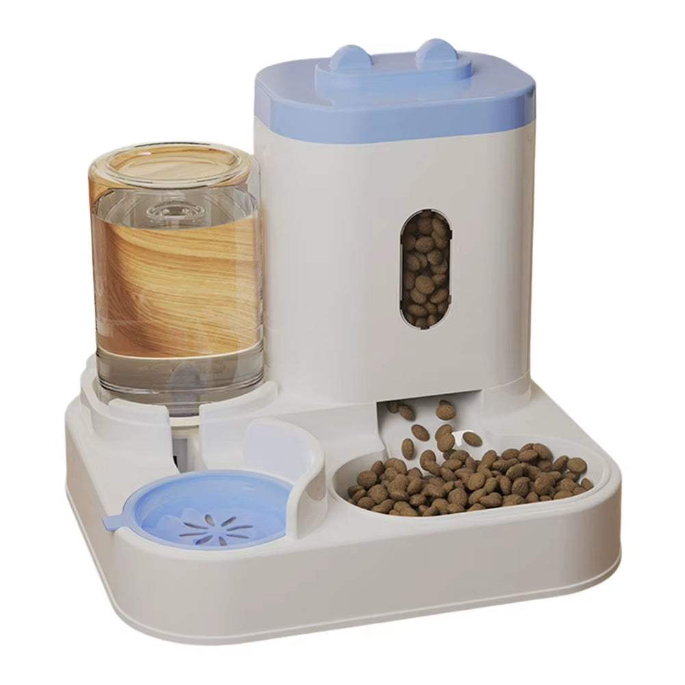 2 in 1 Automatic Pet Feeder – Food & Water Dispenser for Cats & Dogs..
