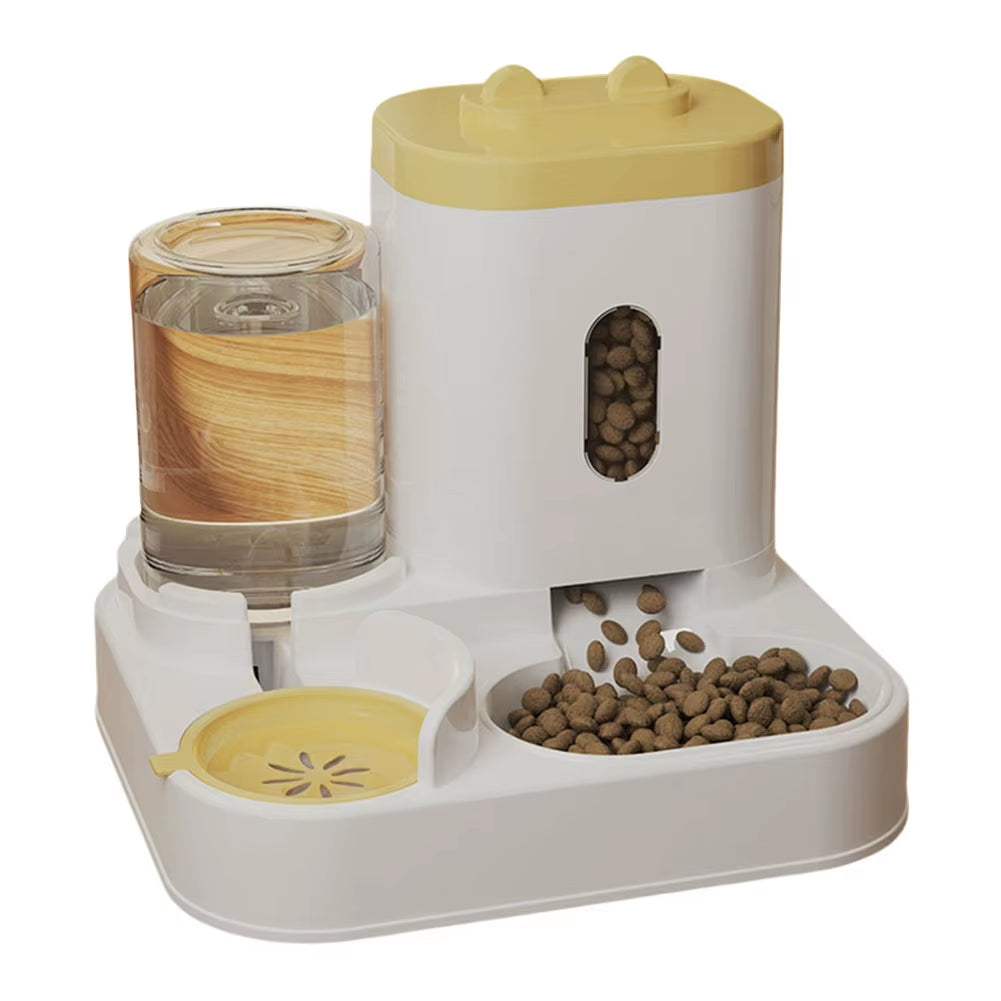 2 in 1 Automatic Pet Feeder – Food & Water Dispenser for Cats & Dogs..