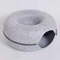 Donut Cat Bed Tunnel – Interactive Felt House & Toy for Indoor Cats...