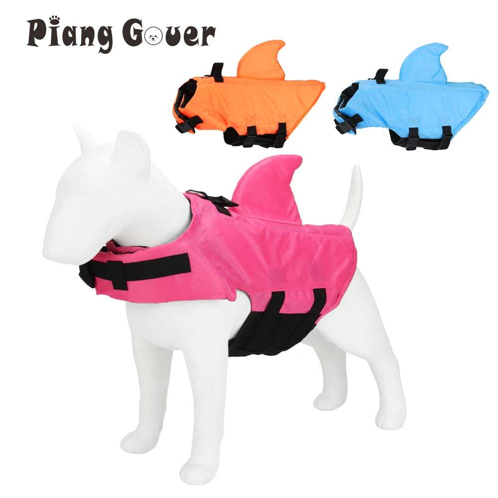 Dog Shark Life Vest – Safety Swim Jacket for Puppies & Small Dogs vest