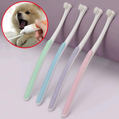 Dog Toothbrush Soft Bristle Pet Teeth Cleaner for Oral Care Toothbrush