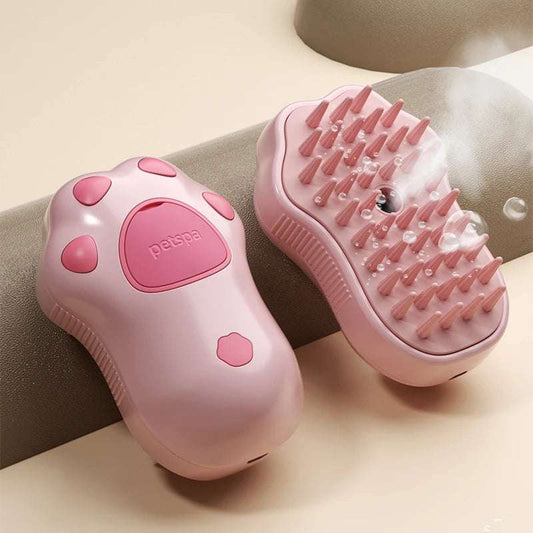 3 in 1 Pet Grooming Tool – Steam Brush, Hair Comb & Massage pet Brush.