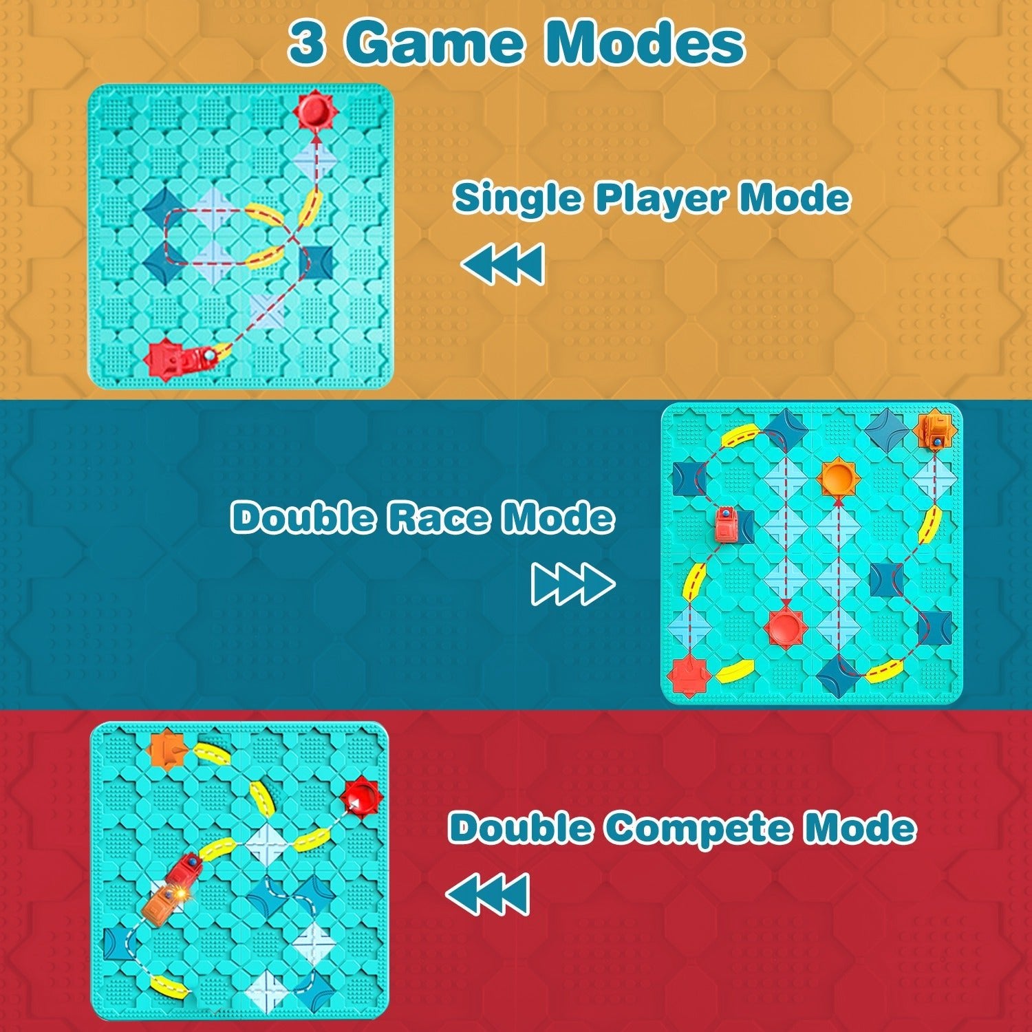 Kids Logical Road Builder Toy - Educational STEM Puzzle Game - Ages 3-8 - Birthday Gift - Georgenest.com