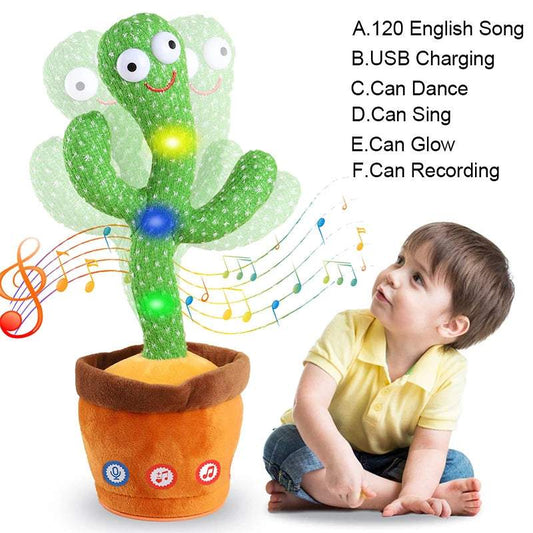 Talking Cactus Baby Toy –Dancing Singing & Repeating Toy Gift Baby Toy
