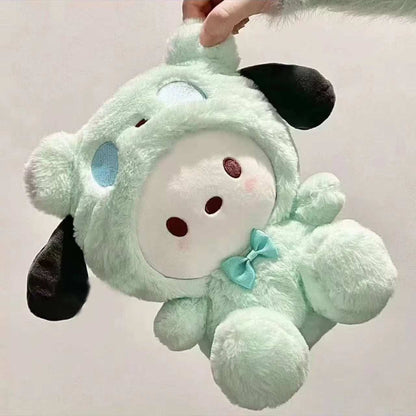 20CM Sanrio Plushies Hello Kitty Cinnamonroll Kuromi Pochacco Stuffed Plush Doll Cos Bear Cute Toys Children Birthday Gifts