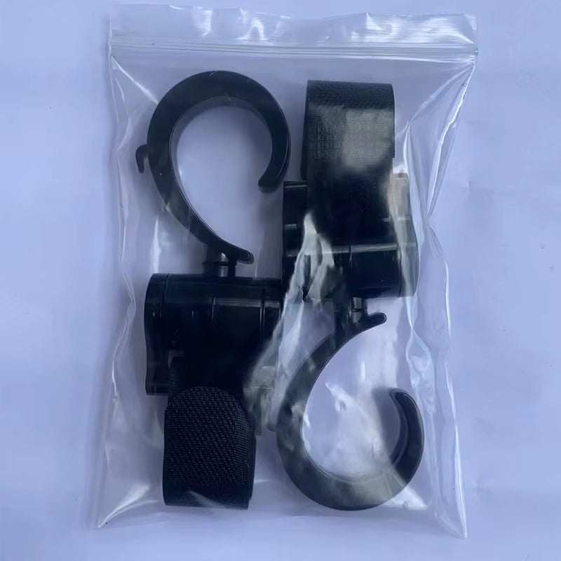 2PCS Pram Hook Baby Stroller Multi-Purpose Shopping Prop Accessory - Georgenest.com
