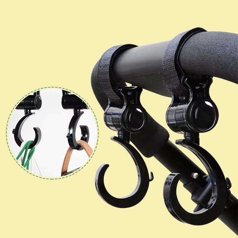 2PCS Pram Hook Baby Stroller Multi-Purpose Shopping Prop Accessory - Georgenest.com