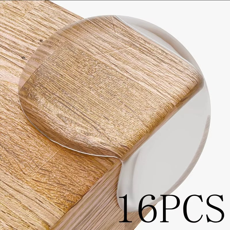 4-16Pc Baby Safety Soft Rubber Table Corner Protector Furniture Tea Table Cover Transparent anti Children Collision Edge Guards