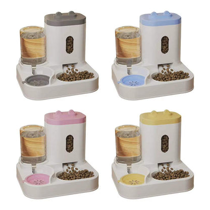 2 in 1 Automatic Pet Feeder – Food & Water Dispenser for Cats & Dogs..