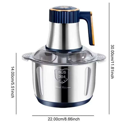 Electric Meat Grinders – 5L Stainless Steel Food Chopper & meat Mixer.