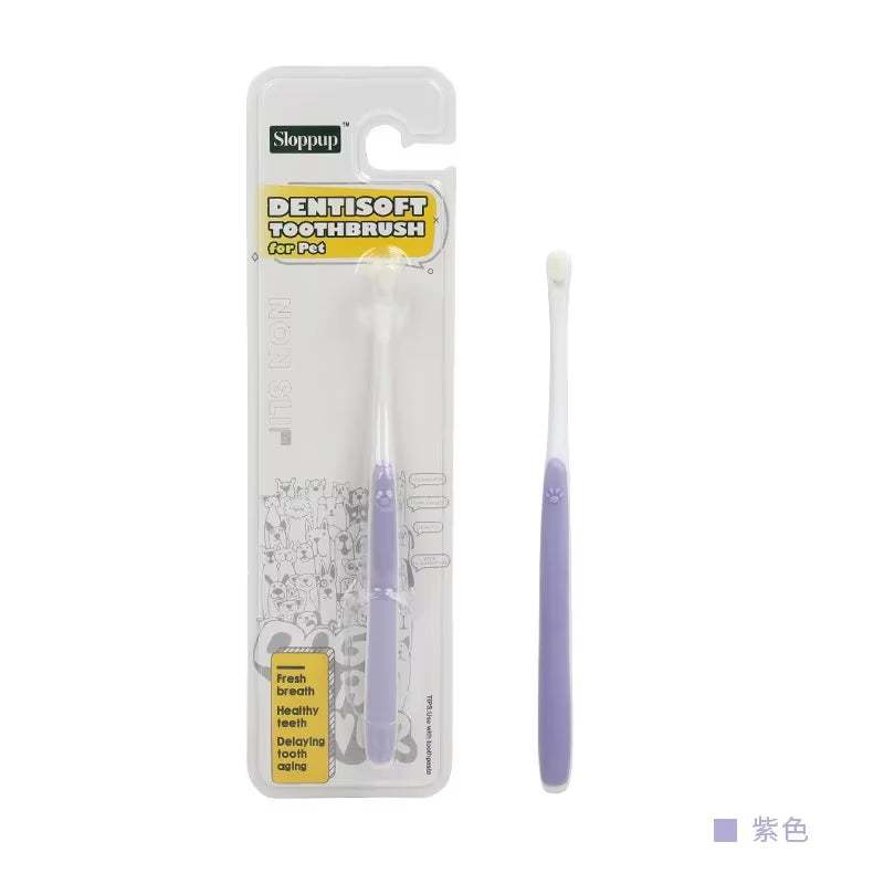 Dog Toothbrush Soft Bristle Pet Teeth Cleaner for Oral Care Toothbrush