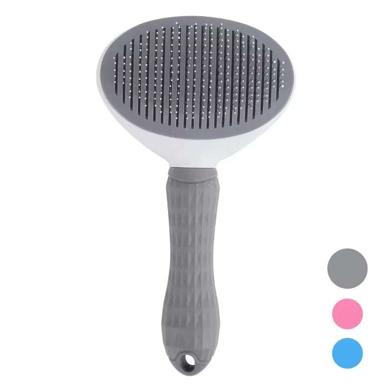 Pet Dog Hair Brush – Stainless Steel Grooming Comb for Pets Hair Brush