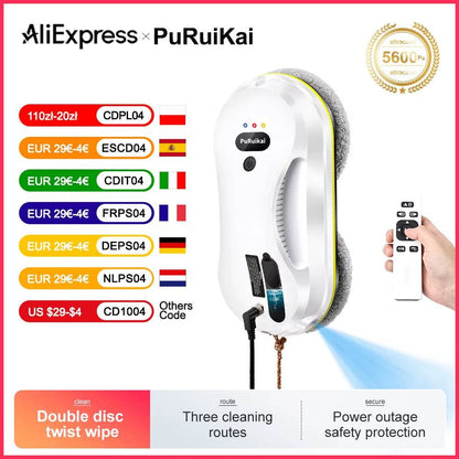Household Window Automatic Water Spray Robot – Smart Glass Cleaner....