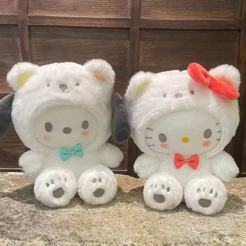 20CM Sanrio Plushies Hello Kitty & Kuromi Stuffed Toys for Kids Sanrio