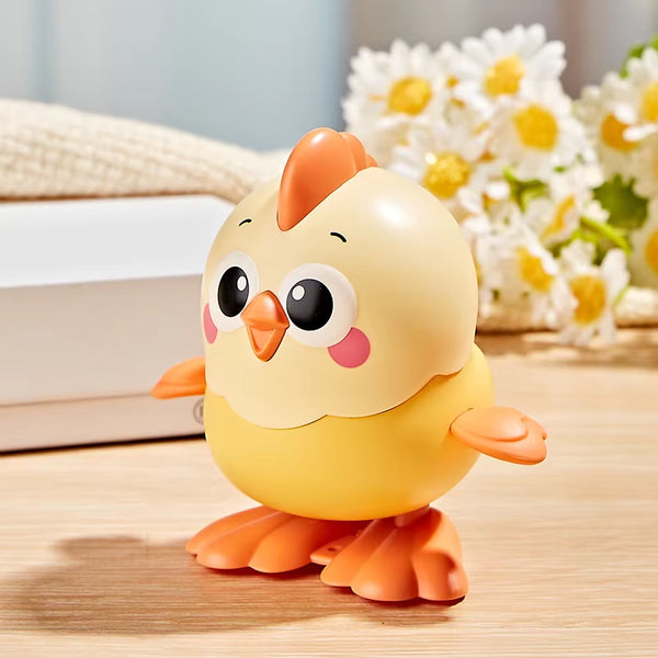 Funny Colorful Chick Reptile Clockwork Crawling Toy Rocky Swing Wind up Toy