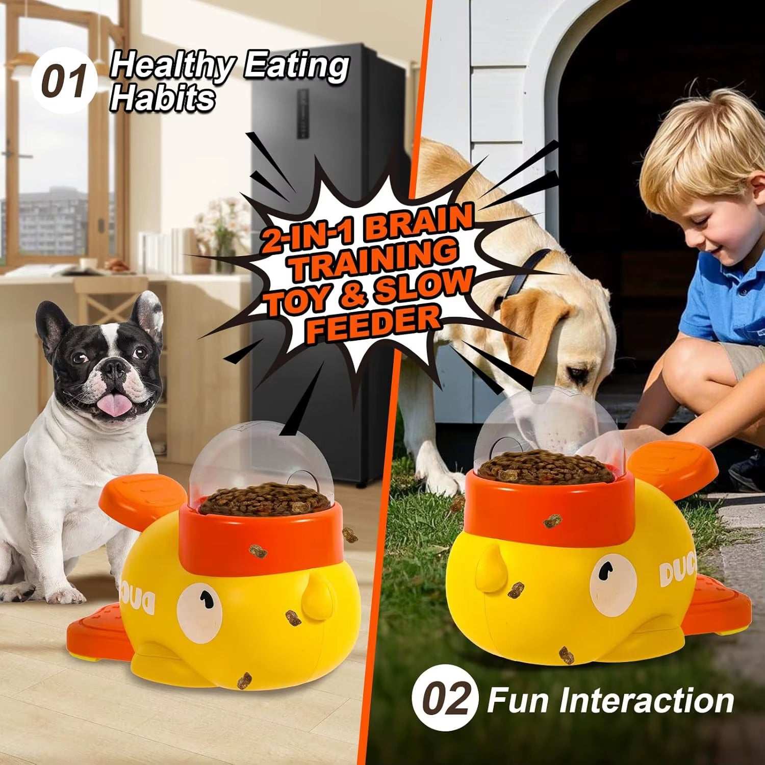Pet Snack Feeder – Automatic Dog & Cat Food Dispenser for Training pet