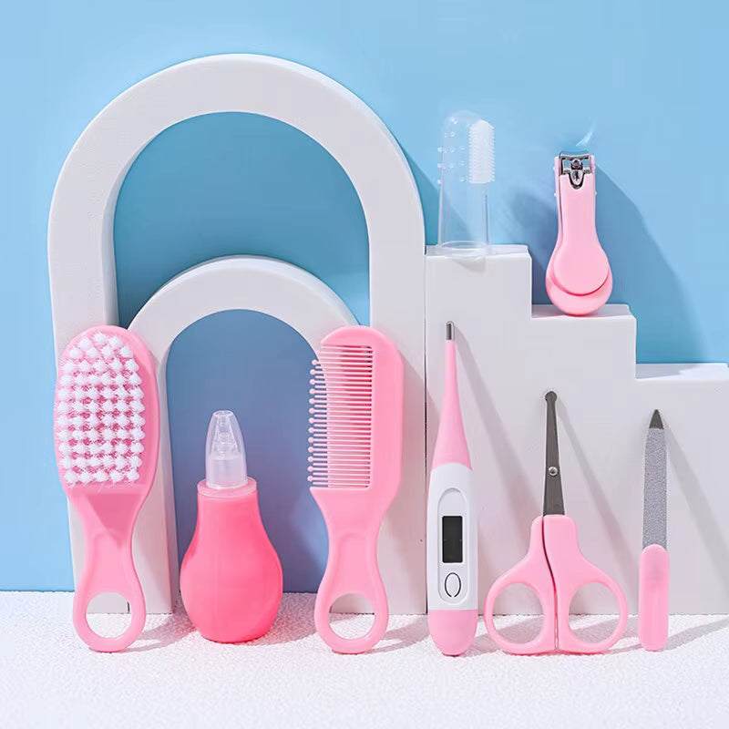 Baby Grooming Kit - Includes Brush, Clippers & Comb - 8 Pieces - Georgenest.com