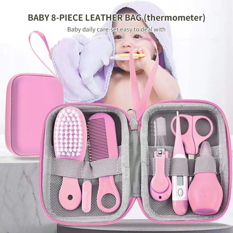 Baby Grooming Kit - Includes Brush, Clippers & Comb - 8 Pieces - Georgenest.com