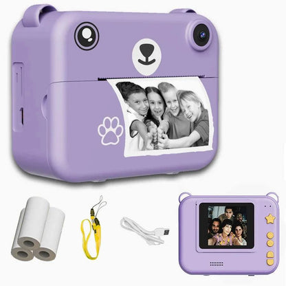 Digital Children Camera – Instant Print 1080P HD Video Toy for Kids...