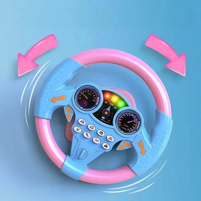 Infant Shining Simulation Steering Wheel – Baby Educational Toy Gift..