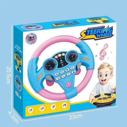 Infant Shining Simulation Steering Wheel – Baby Educational Toy Gift..