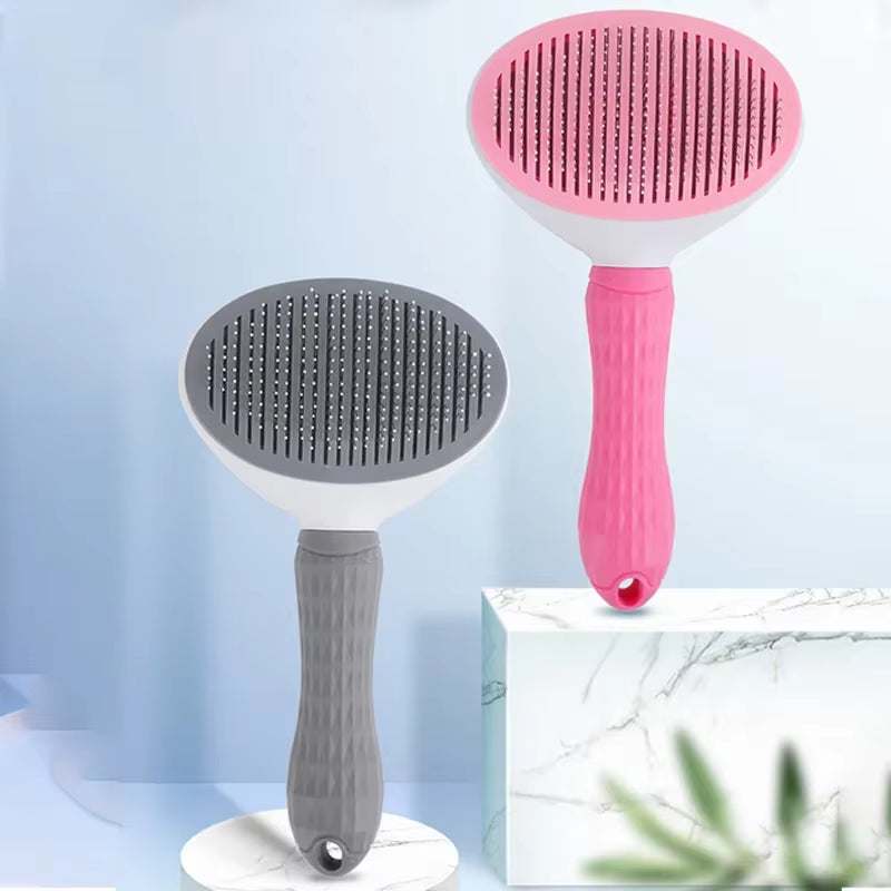 Pet Dog Hair Brush – Stainless Steel Grooming Comb for Pets Hair Brush