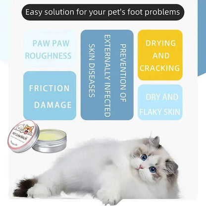Paw Balm for Cats – Protective Moisturizer for Paws & Nose Paw Balm...