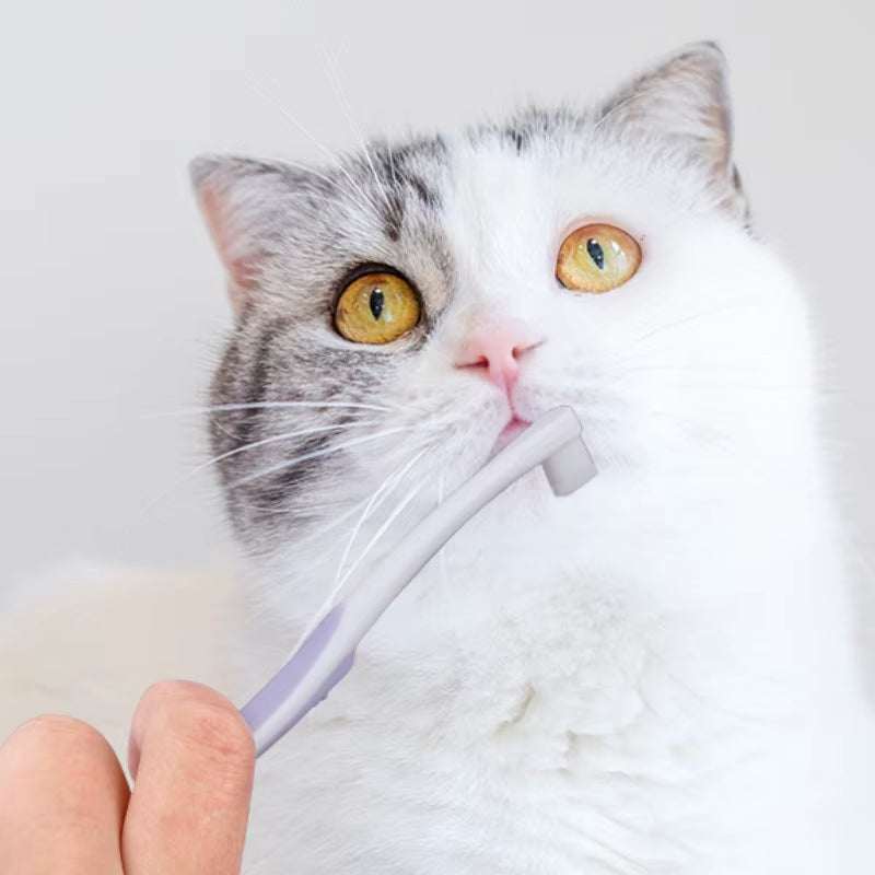 Dog Toothbrush Soft Bristle Pet Teeth Cleaner for Oral Care Toothbrush