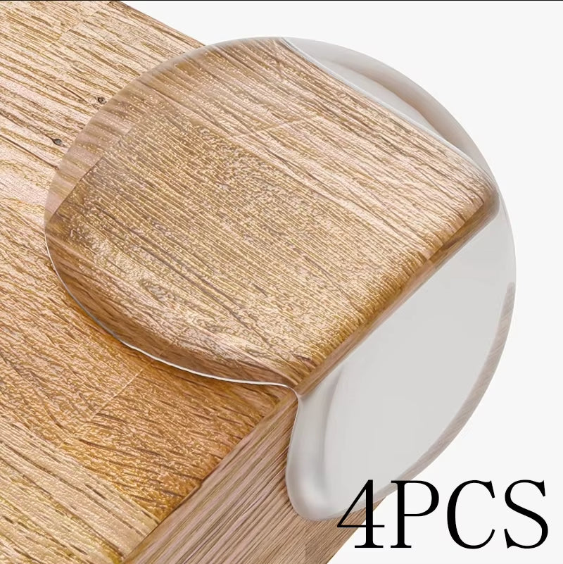 4-16Pc Baby Safety Soft Rubber Table Corner Protector Furniture Tea Table Cover Transparent anti Children Collision Edge Guards