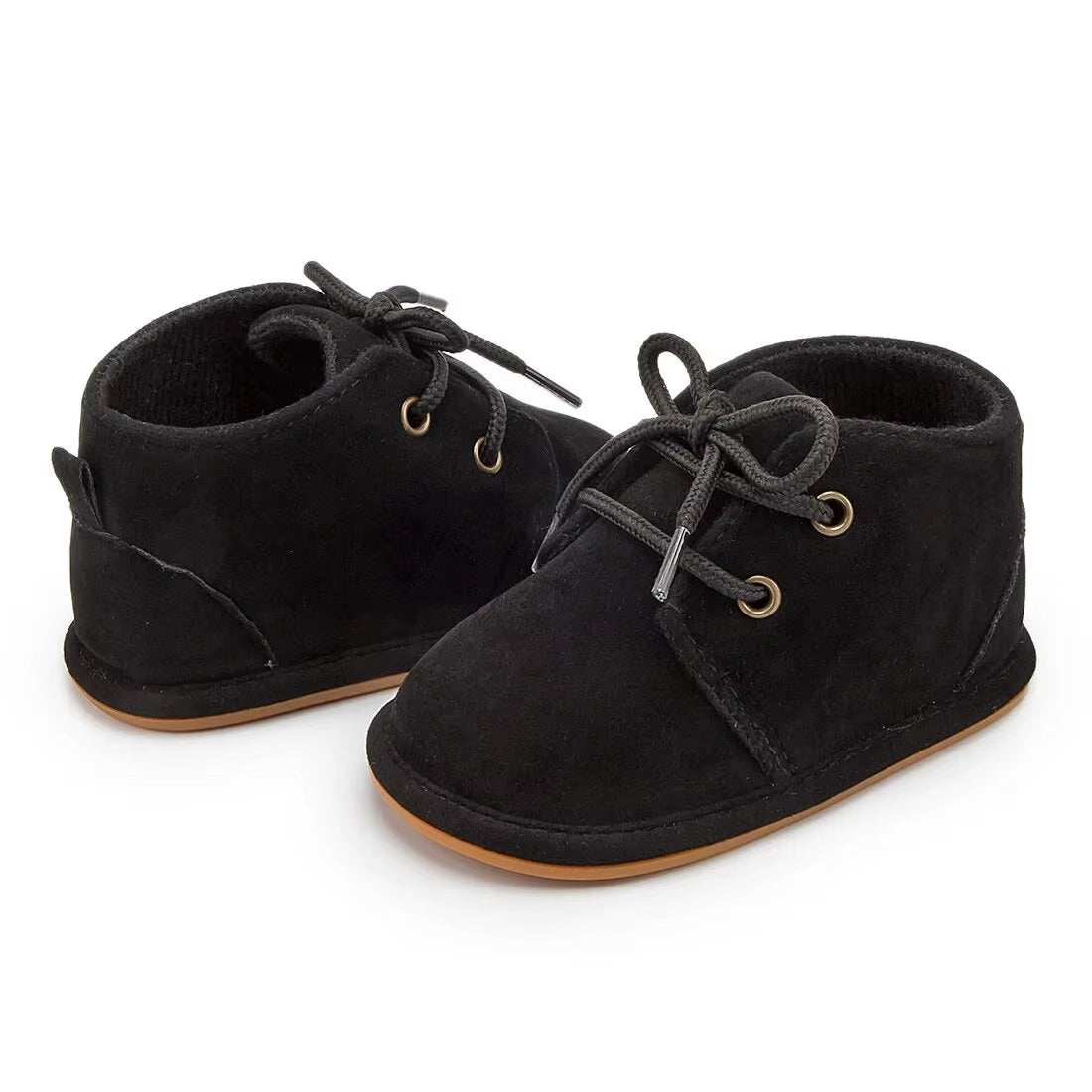 Cotton Baby Booties Anti-Slip Rubber Sole First Walker Winter Shoes - Georgenest.com