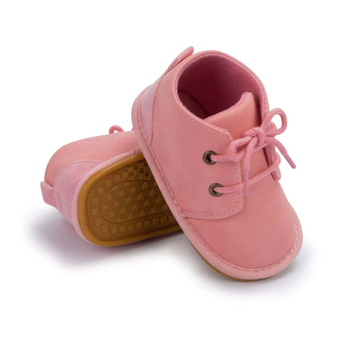 Cotton Baby Booties Anti-Slip Rubber Sole First Walker Winter Shoes - Georgenest.com