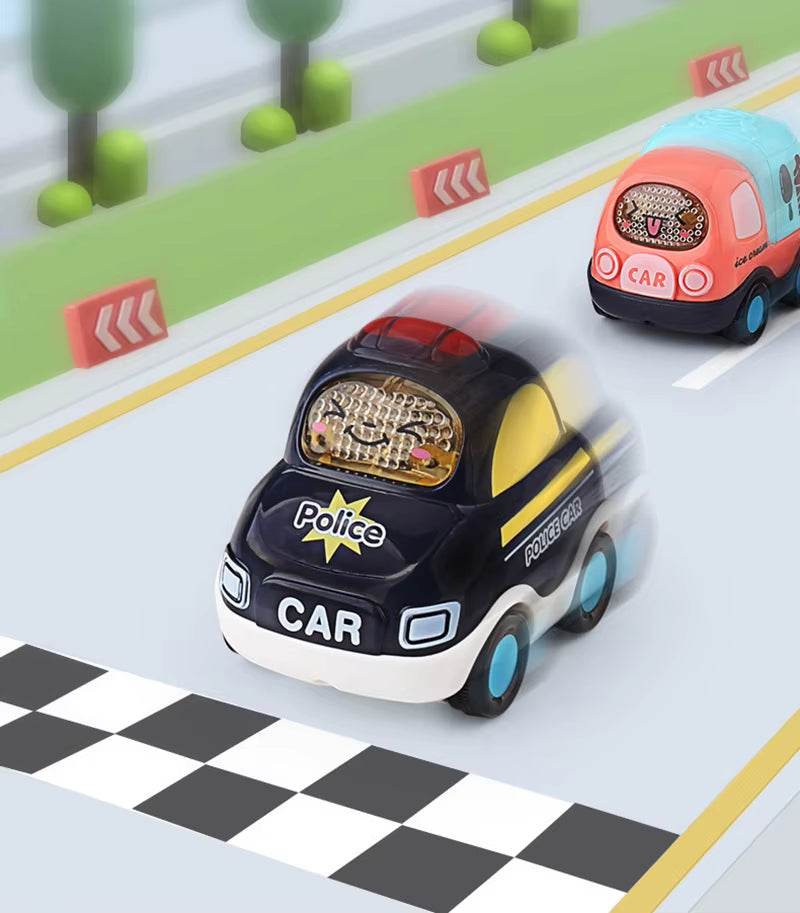 Fire Truck Pull Back Car Toy for 1-3 Year Old Boys, Early Educational Gift - Georgenest.com