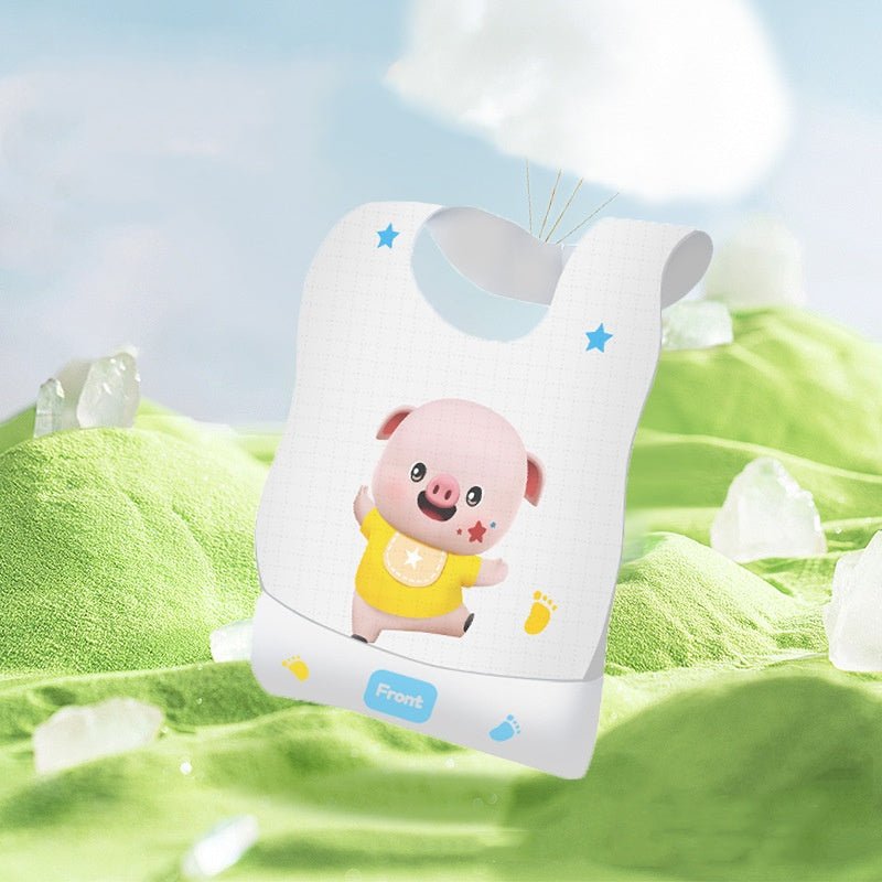 Baby Disposable Bib Independent Packaging Saliva Towel - Georgenest.com