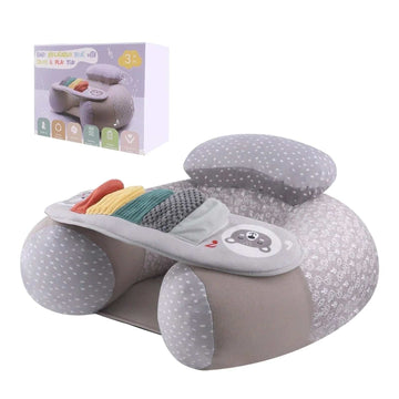 Portable Baby Inflatable Seat with Sensory Activity Tray, Ages 3-36 Months - Georgenest.com